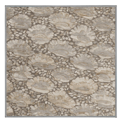 Machine Washable Nature Gray Area Rug