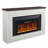 Alinson 62" TV Stand with Fireplace for TVs up to 70"-1140079363