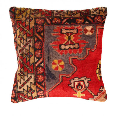 Vintage Turkish Pasargad Hand Knotted kilim Pillow 24''