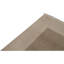 Tapis taupe / beige en laine noué à la main 4 pi 1 po x 6 pi 1 po
