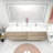 83.4'' Double Bathroom Vanity with Acrylic Top-75263149