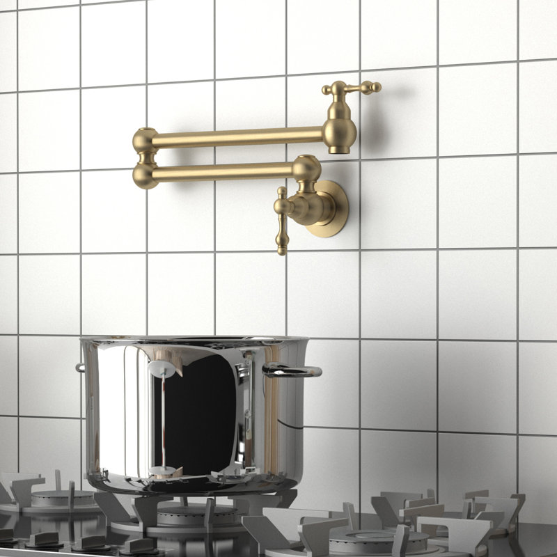 Clihome Kitchen Faucet, Gold
