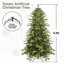 Arbre de Noël 4 pi en PVC vert + PE avec 150 lumières UL blanc chaud - 919 pointes, branches articulées-636939516