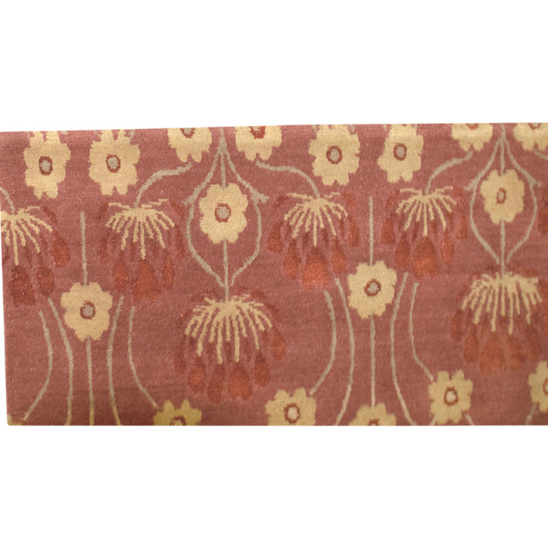Hand Knotted Area Rug in Red