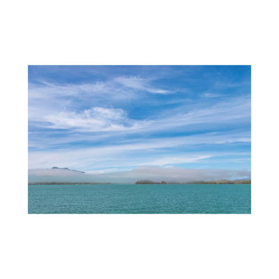 Usa, Alaska, Craig. Fog On Gulf Of Esquibel. by Jaynes Gallery - Wrapped Canvas Print