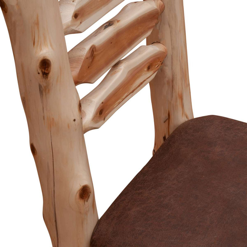Fireside Lodge Cedar Upholstered Side Chair - Natural - Standard, Standard Fabric