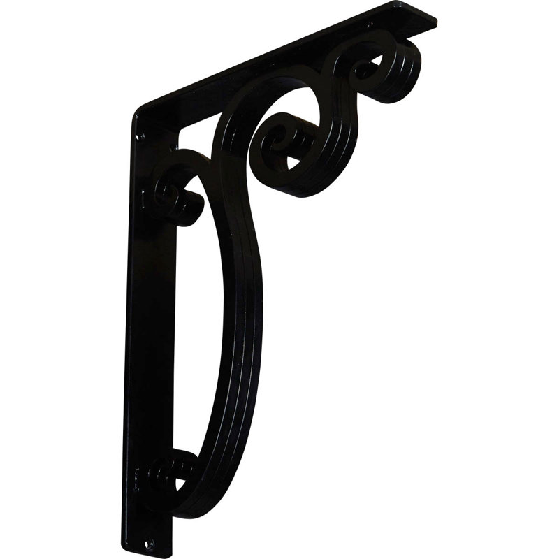 Support en fer forgé Avery, 2 po x 15 po