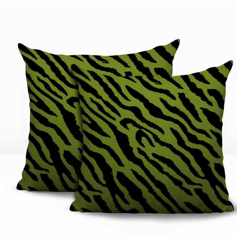 Coussin intérieur / extérieur Valerie, 18x18, Chartreuse