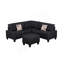 6-Piece Upholstered Sectional-1236710646