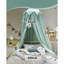 Bed Canopy, Round Dome Girls Mosquito Net, Green, 65 X 250Cm
