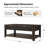 Jadida Francisco Modern 48'' W Oak Veneer Fluted Solid Wood Coffee Table with 2 Drawer-2051453495