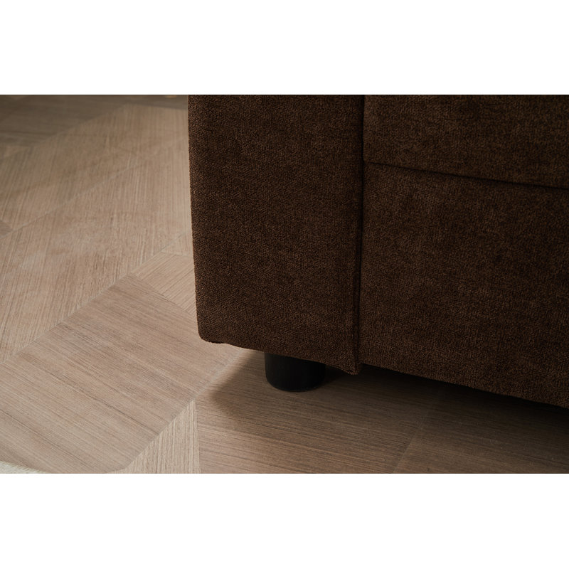 Ensemble de salon 2 pièces, Brun