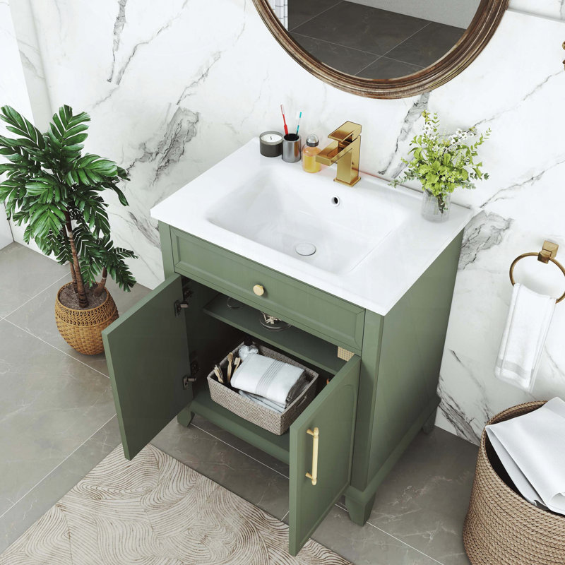 Free Standing Wall Mounted Single Double With Top, 34 po H vert
