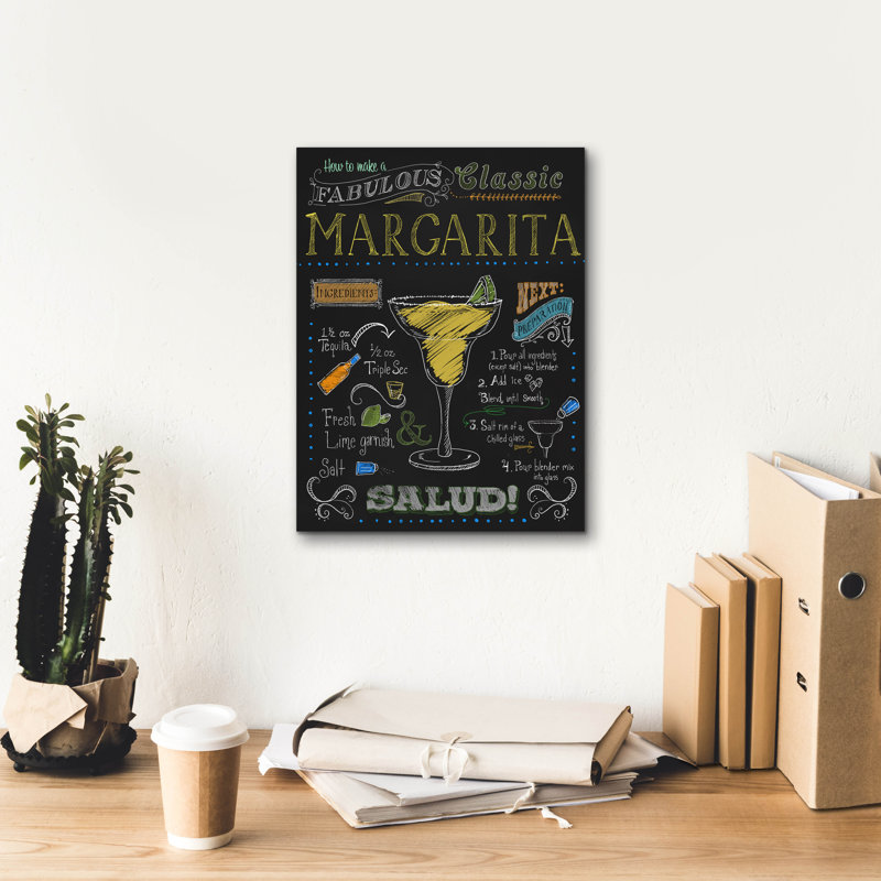 «Margarita» par Fiona Stokes-Gilbert, art mural sur toile, H 16 po x l 12 po x P 0,75 po