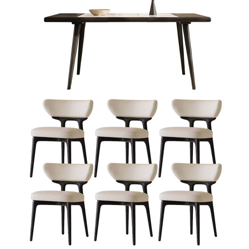 Ensemble de table de salle à manger Durable, H 29,52 po x L 55,11 po x l 31,49 po