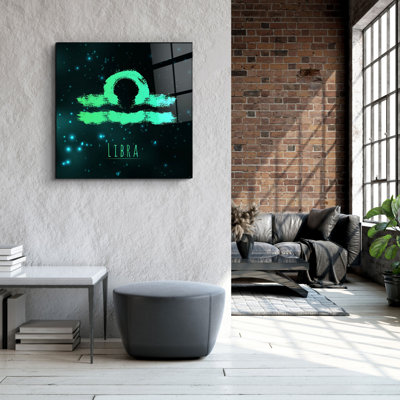 Superbe peinture décorative en verre trempé de 31,5 po x 31,5 po | 100% verre trempé, épaisseur: 0,16 pouce | Imprimé UV pour des couleurs éclatantes et une durabilité | Décoration murale parfaite pour le salon, la chambre à coucher ou le bureau, design élégant et moderne