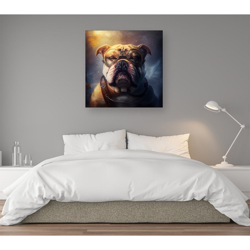 Bulldog - Wrapped Canvas Print