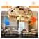 19.7" Modern Black Metal Frame Caged Ceiling Fans With Lights And 6 Speeds Reversible Motor Remote