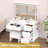 Azusena 35.4'' Vanity Built-In Outlets with Lighted Mirror-88744605