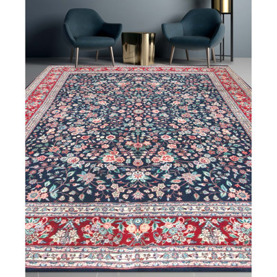 Tapis vert noué à la main de haute qualité