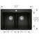 Diamond SILGRANIT 33" L x 22" W Double Bowl Drop-In/Undermount Kitchen Sink