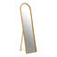 Alawna Metal Arch Floor Mirror-844466776