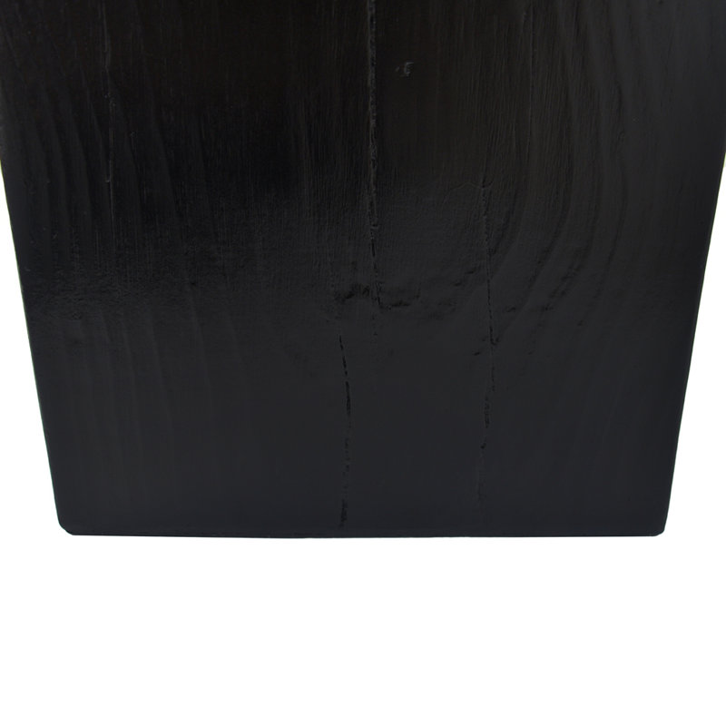 Ensemble de tables d'appoint style rétro naturel, Noir