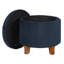 Pittsburgh Cambridge Tufted Round Storage Ottoman-1198879730