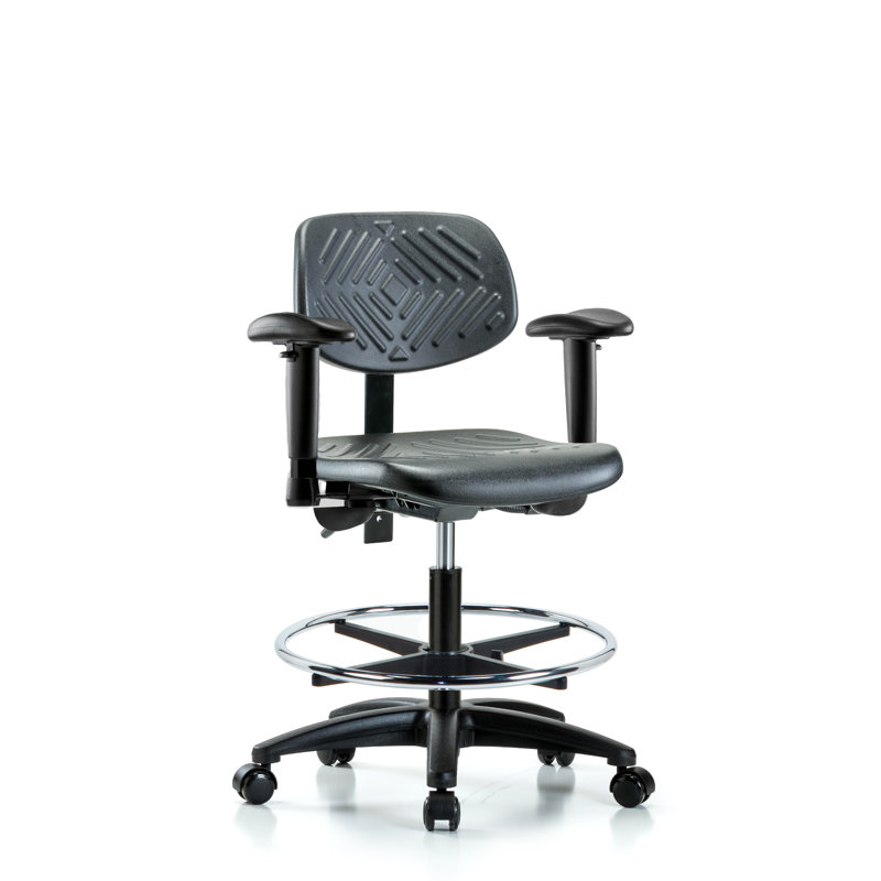Kayli Drafting Chair, Casters, Included