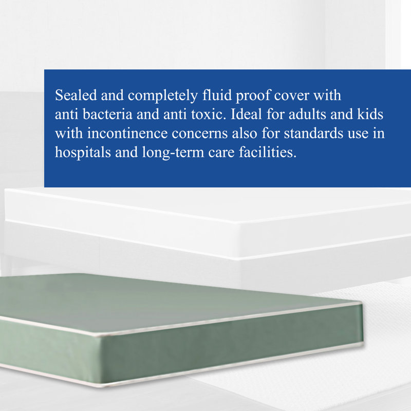 Alwyn Home Tatum Two-Sided Medium Gel Memory Foam Mattress and Box Spring, Twin XL, Low Profile (5")