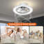 Ventilateur de plafond de chambre à coucher 18 po avec lumières DEL Kath