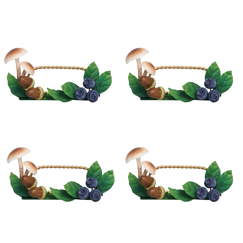 Forest Walk Mushroom & Acorn Place Card Holder