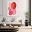 Fluid Red Pink Shapes by Andreas Magnusson - Wrapped Canvas Print-1033802578