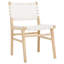 Chaise d'appoint en cuir Alston-1282222455