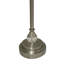 Ensemble de 2 lampes de table 28 po Royal Designs, Inc., finition nickel brossé, abat-jour rigide en lin blanc-25313701