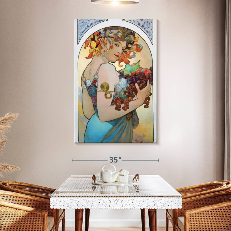 Leisha Fruit 1897, 51" H x 34" W