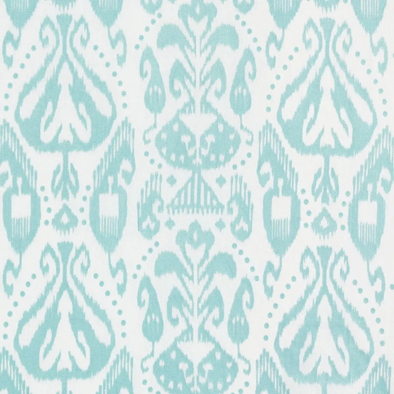Tissu ikat brodé Kiva, Ciel