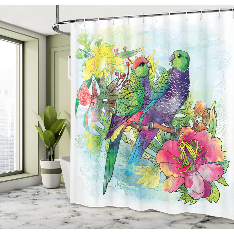 Multicolore rideau de douche Ambesonne, H 84 po x l 69 po