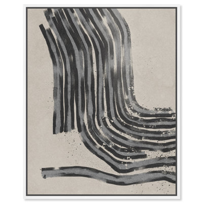 Broken Space Canvas Abstract Print by Oliver Gal, Black Frame, 16 x 20