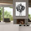 Art mural en toile Spa Botanical 3 Bw C 'par Katie pertiet, 40 po x 54 po