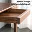 High-quality walnut wood desk-1862511730