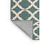 Tapis gris en treillis lavable à la machine-2008787837