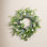 24" Handcrafted Daisy Eucalyptus No Holiday Wreath