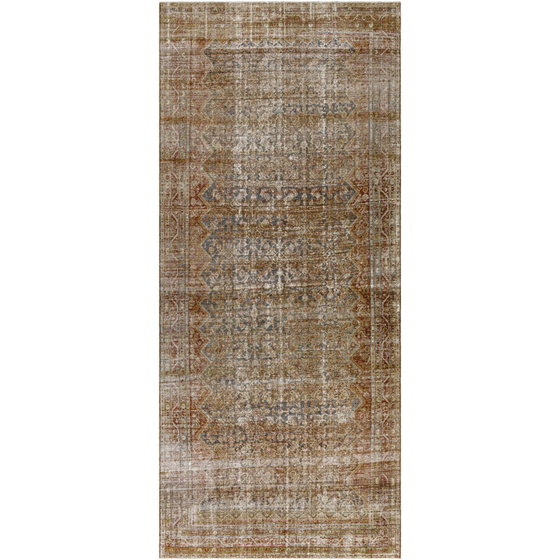 Antique One Of A Kind One-of-a-Kind 6'11" X 15'11" Hand Knotted Area Rug