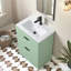 Ensemble de meuble-lavabo simple 24 po Green Modern