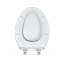Siège de toilette allongé