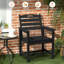 Chaise de patio 6 pièces Hdpe