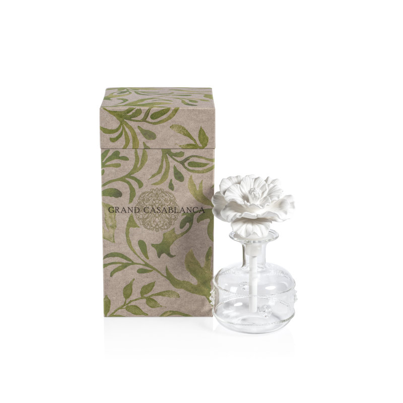 Grand Casablanca  Porcelain Oil Diffuser, 6.76 oz, Wild Tuberose