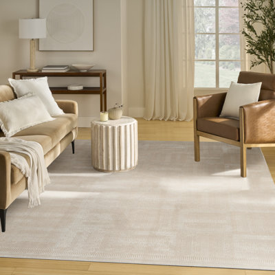 Ebern Designs Reimann Taupe Modern Indoor Rug