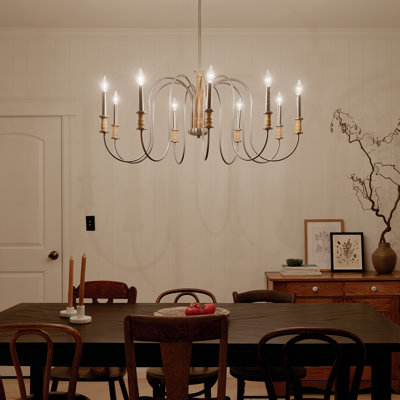 Lustre noir 9 lumières Karthe